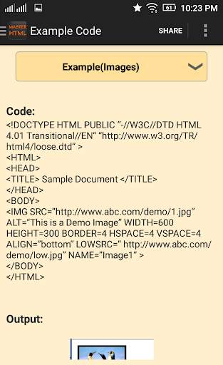 Master HTML screenshot 2