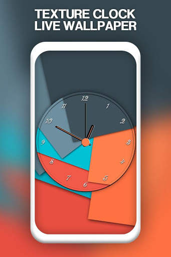 Texture Clock Live Wallpaper screenshot 2