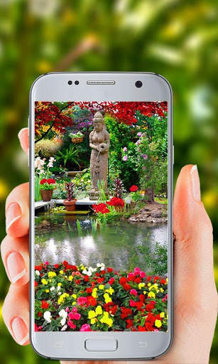Garden Live Wallpapers 9 تصوير الشاشة