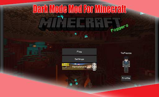 Dark Mode Mod For Minecraft screenshot 1