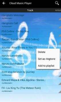 Cloud Music Player screenshot 4