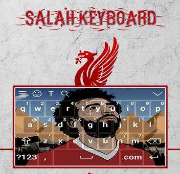 mohamed salah keyboard theme screenshot 2