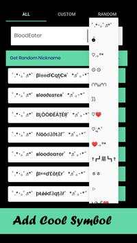 FF Name Style Creator - 🔥 Free Nicknames screenshot 3