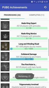 PUBG Achievements स्क्रीनशॉट 3