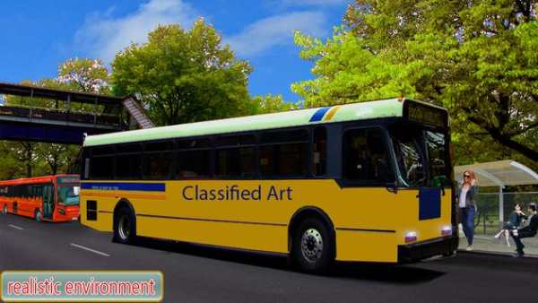 ATV Bus Simulator: Cool Bus Driving Game screenshot 1