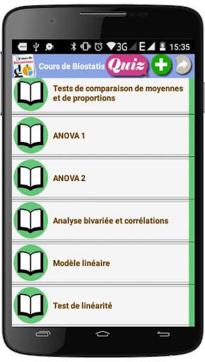 Cours de Biostatistique screenshot 4