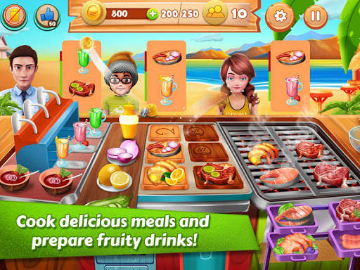 Resort Juice Bar & BBQ Stand : Food Cooking Games screenshot 8