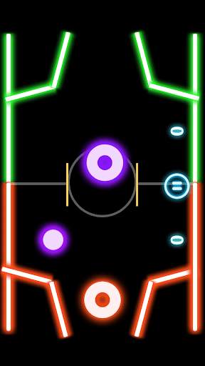 Finger Glow Hockey screenshot 1