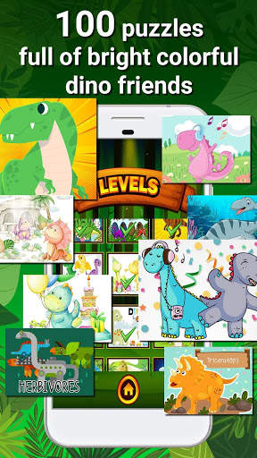 Dinosaur Games - Puzzles for Kids and Toddlers screenshot 2