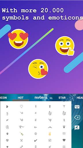 Cool Symbols - Emoticons - My Photo Keyboard screenshot 2