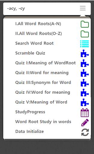 English etymology wordlist screenshot 2