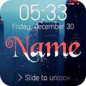 Wave Name Lock Screen 1.0