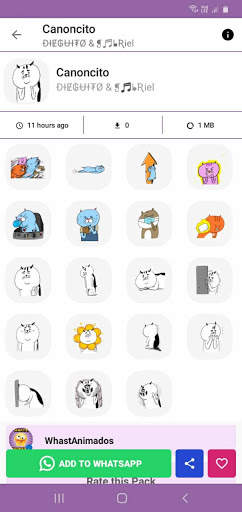 Stickers Movimientos WASticker screenshot 3