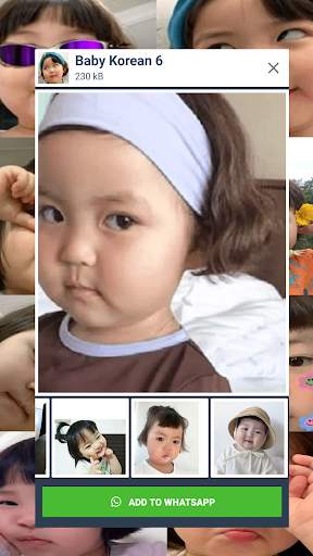 Cute Baby Stickers - WASticker screenshot 6