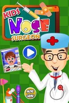 Nose Surgery Games for kids screenshot 1