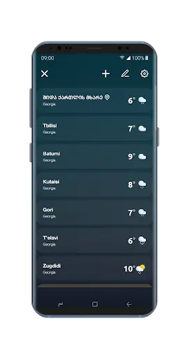 ამინდის პროგნოზი screenshot 6