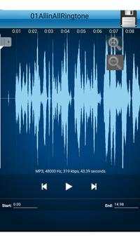 MP3 Cutter and Ring Tone Maker screenshot 2