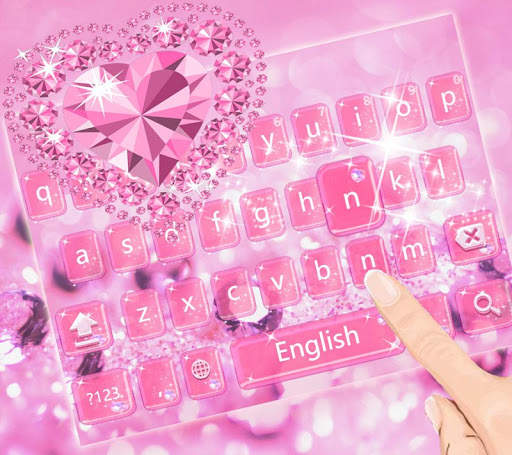 Love Diamond Keyboard Theme screenshot 1