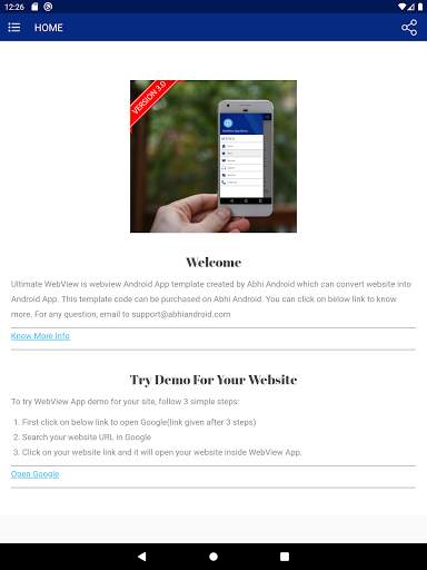 Ultimate WebView App Demo screenshot 12