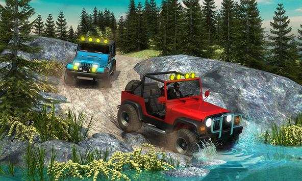 Offroad Jeep Truck Driving - Prado Simulator screenshot 1