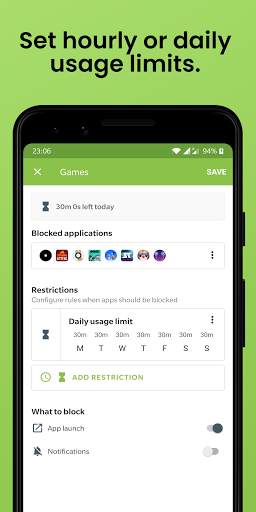 Block Apps: Digitaal welzijn screenshot 4