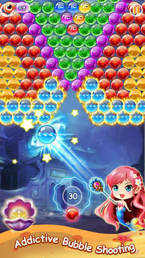 Mermaid Bubble Shooter Ball Pop: Fun Game For Free screenshot 3