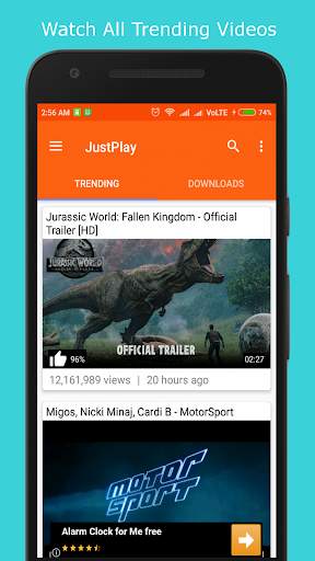 JustPlay online video player screenshot 3