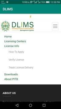 DLIMS screenshot 3