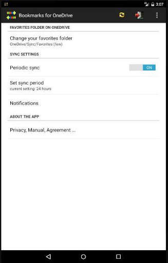Bookmarks for OneDrive screenshot 4