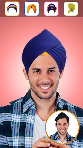 Punjabi Turbans Photo Editor screenshot 1