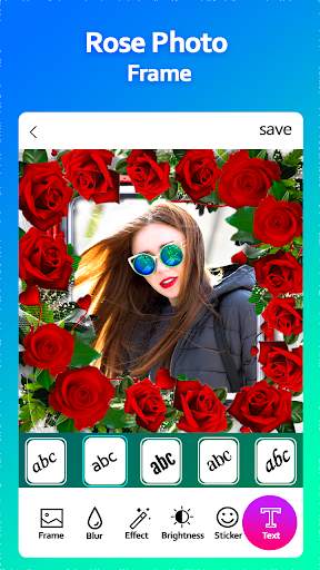 Rose Photo Frame 6 تصوير الشاشة