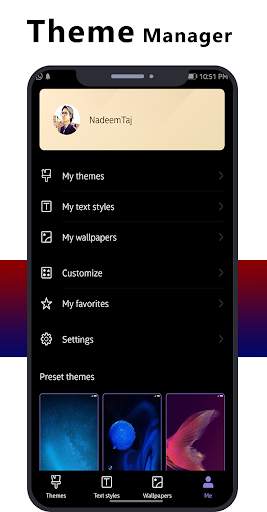 Black Emui 9.1 Theme for Huawei screenshot 5