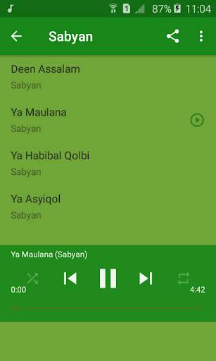 Kumpulan Lagu Religi dan Sholawat Offline 4 تصوير الشاشة