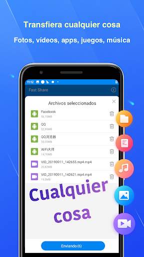 Fast Share - Transferen. de archivos y WiFi gratis screenshot 4