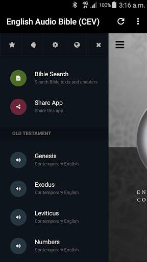 English Audio Bible (CEV) screenshot 2