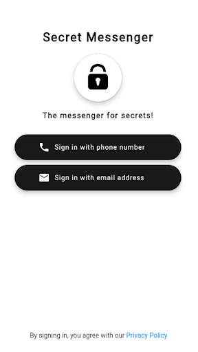 Secret Messenger screenshot 1