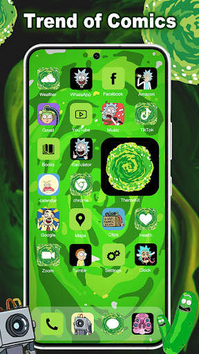 Dark Wednesday Theme Launcher screenshot 8