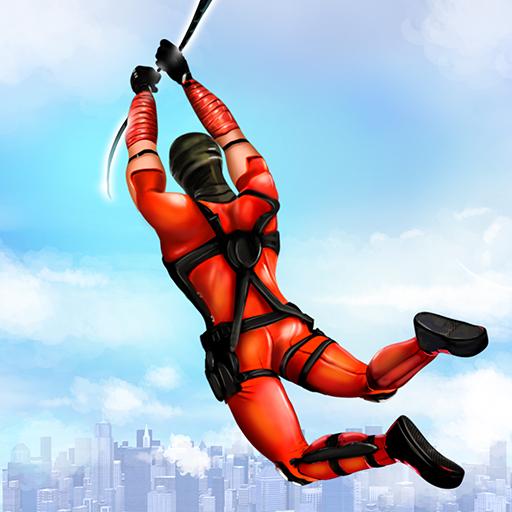 Spider Ninja Rope Hero - Crime City New Games 2021 иконка
