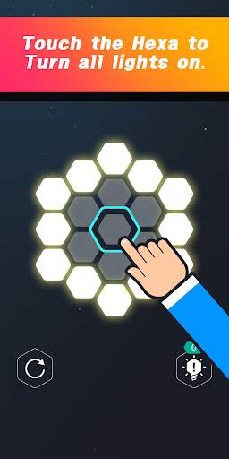 LIGHT UP 7 - Hexa Puzzle screenshot 1