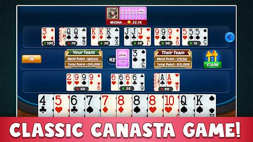 Canasta Plus Offline Card Game screenshot 9