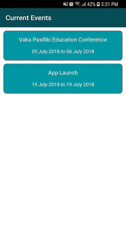 USP Events App screenshot 3