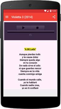 Musicas - Violetta screenshot 6