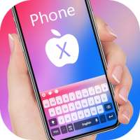 Phone X keyboard logo