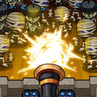 Zombie wars Castle defense logo