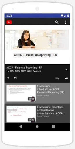 ACCA Financial Reporting FR Video Series 1 تصوير الشاشة