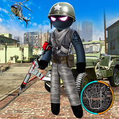 Army Stickman Rope Hero icon