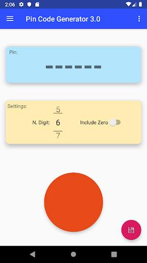 Pin Code Random Generator screenshot 1