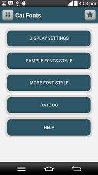 Car Fonts screenshot 2