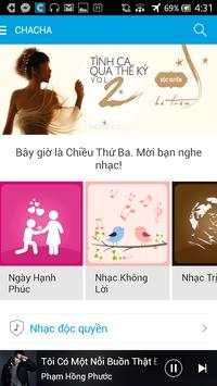 Chacha Nghe Tai Nhac VinaPhone screenshot 1