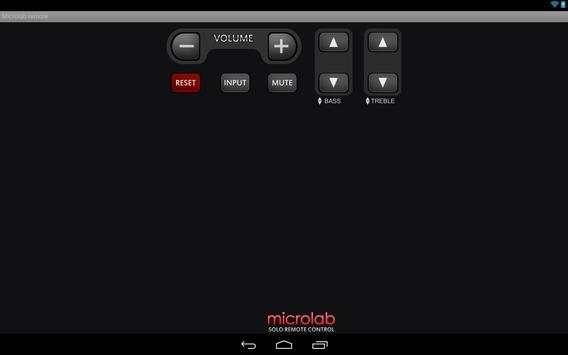 Microlab SOLO remote control screenshot 2